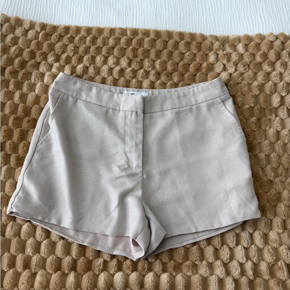 Elegant Cream Women's Shorts
